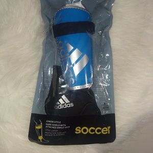 new addidas youth ghost soccer shin guards sz XL